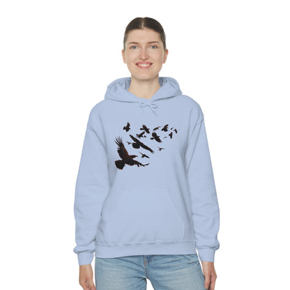 Flying Birds - Unisex Hooded Sweatshirt