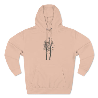 Twin Trees - Unisex Premium Pullover Hoodie