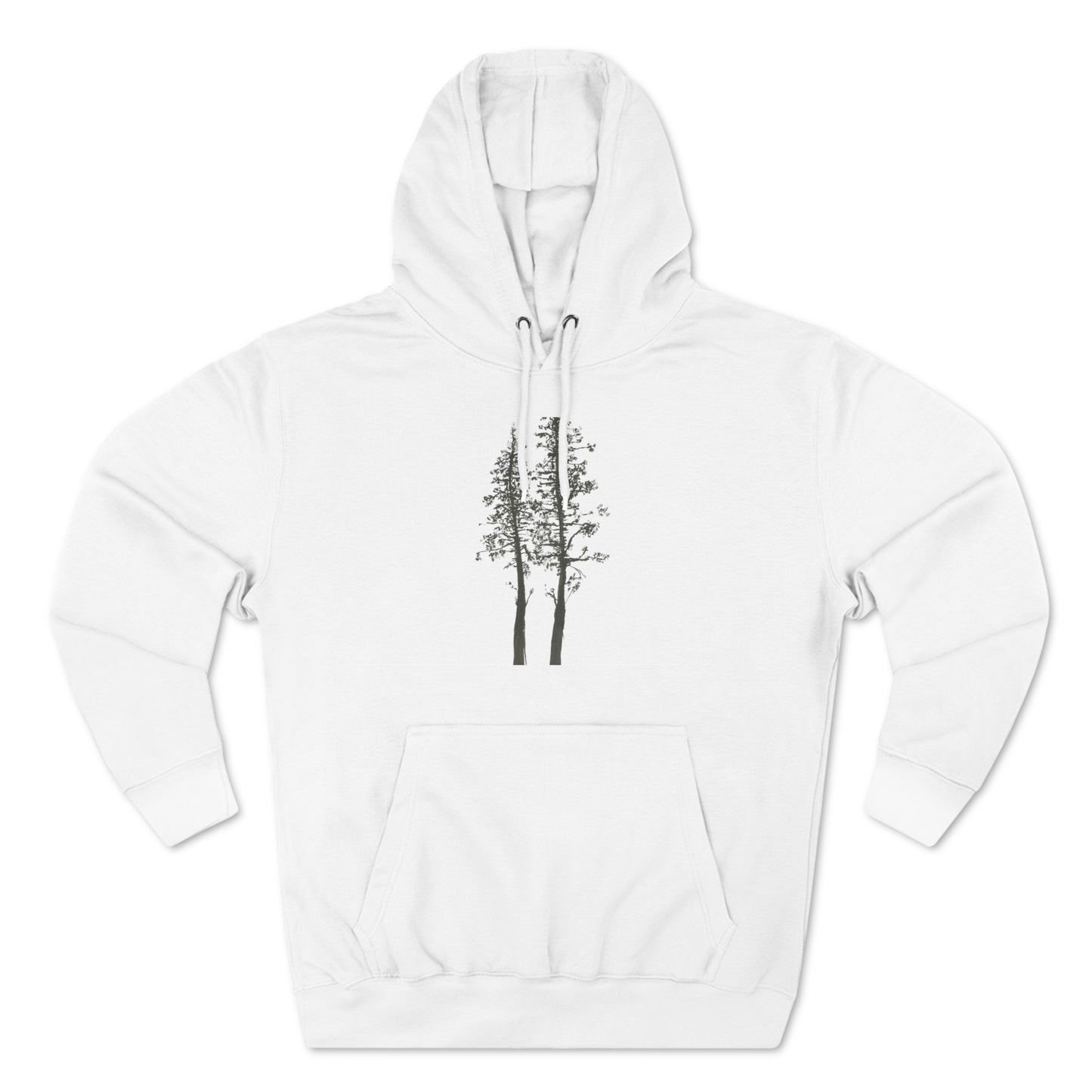 Twin Trees - Unisex Premium Pullover Hoodie