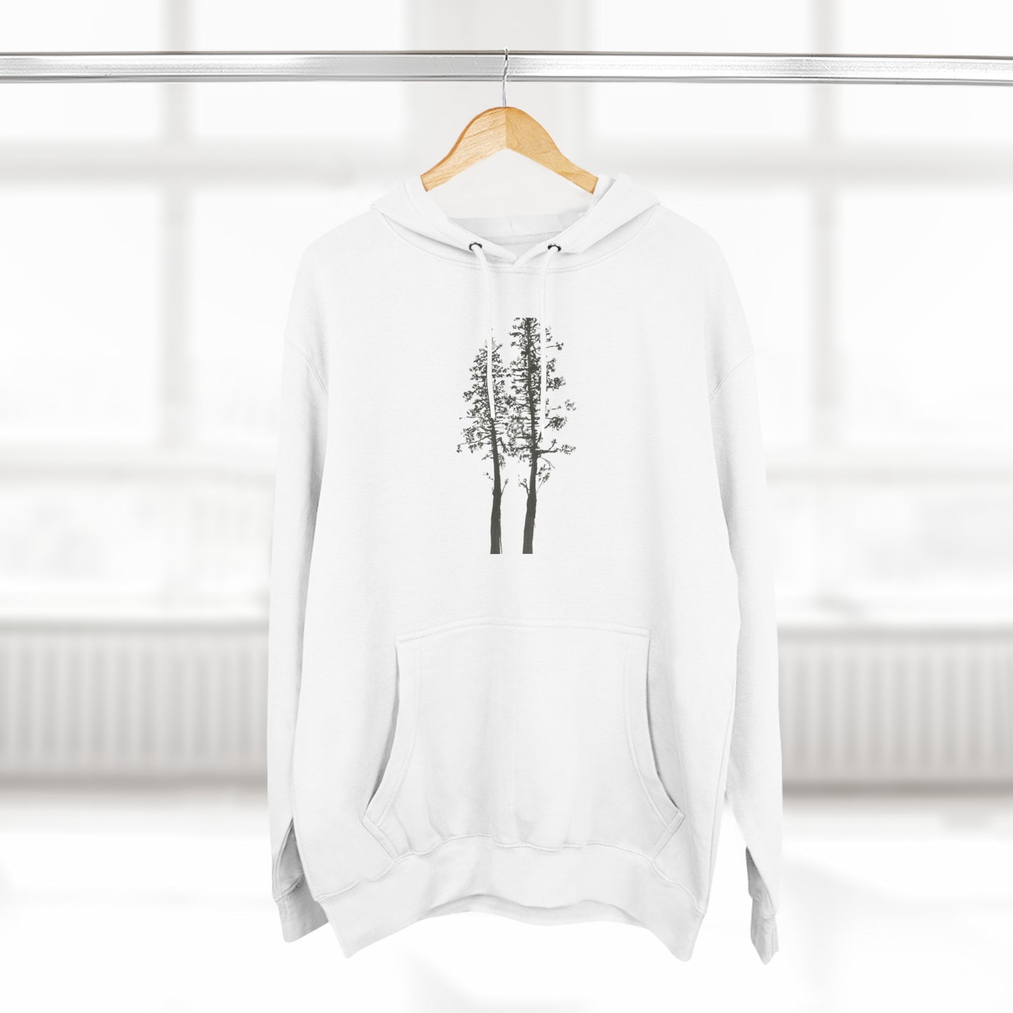 Twin Trees - Unisex Premium Pullover Hoodie