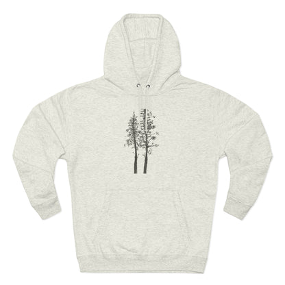 Twin Trees - Unisex Premium Pullover Hoodie